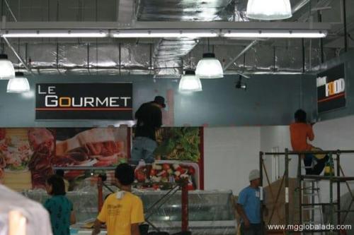 le gourmet - acrylic sign - store signage