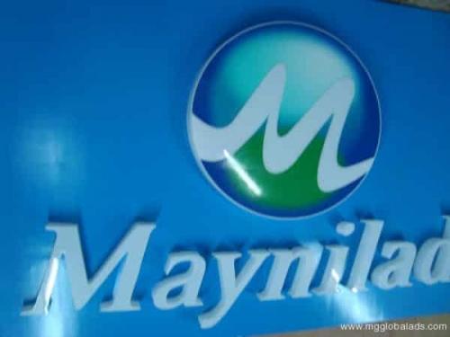 maynilad - acrylic signage