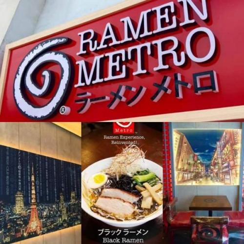 ramen metro - acrylic sign - restaurant signage -2