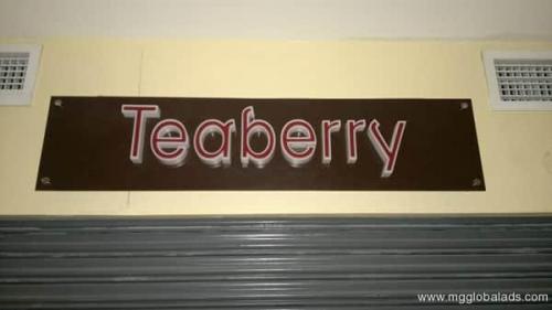 teaberry - acrylic sign - sign maker-2