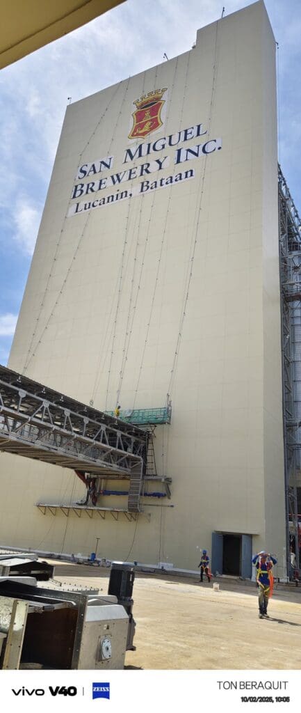 San Miguel Brewery Inc. building signage, Lucanin, Bataan. Sign maker Philippines by M&G Global Ads.